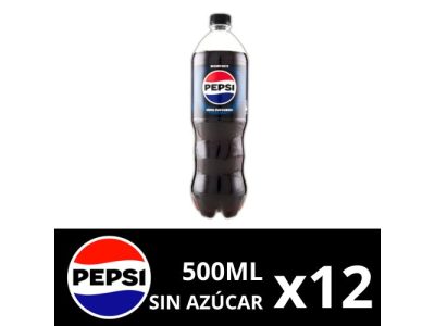 Botellas de Pepsi MAX Sin Azúcar x12