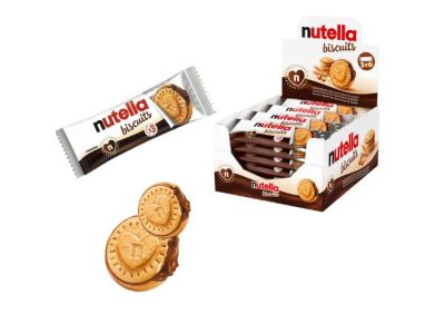 Galletas de Cereales Rellenas de Crema de Chocolate Nutella x28