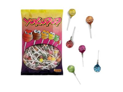 Caramelos con Palo Sabores Variados Mini Yokopop Cerdán x200