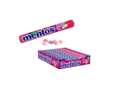 Grageas Masticables Mentos Berry Sabor Frambuesa x20