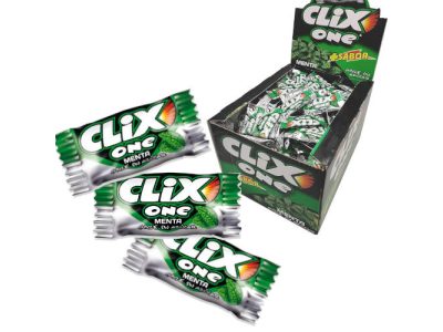 Chicles sabor Menta Verde Clix sin Azúcar x200