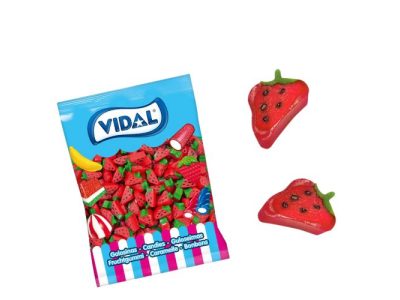 Fruit Bites Fresas Regaliz Golosinas Vidal x250