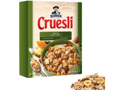 Cereales Cruesli Frutas Quaker 375gr x6 