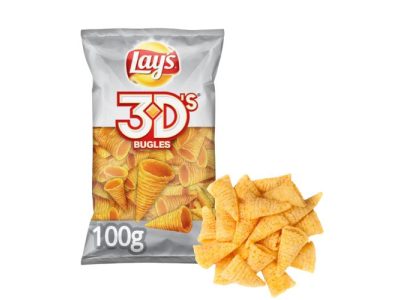 Conos de Maíz Bugles 3D Lays 100gr. x5