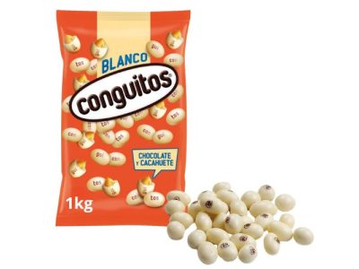 Conguitos Recubiertos de Chocolate Blanco 1 kg