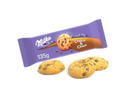 Galletas Milka Cookies con Chispas de Chocolate x24