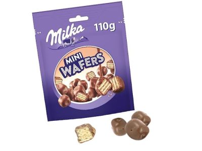 Barquillo Recubierto de Chocolate Milka Mini Wafers x8