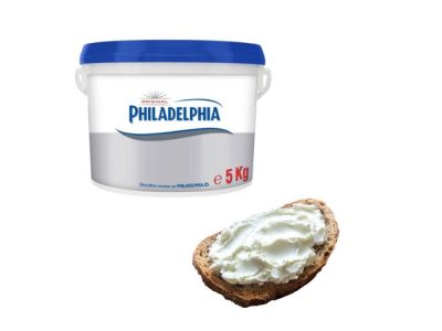 Cubo Relleno de Crema de Queso Philadelphia 5 kg 