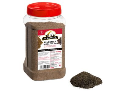 Bote de Pimienta Negra Molida La Barraca 750 gr