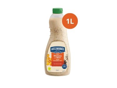 Bote de Salsa Mostaza y Miel Hellmann´s 1 L