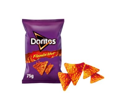 Triangulo de Maíz Picantes Doritos Flamin Hot 75gr. x5