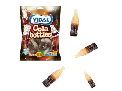 Botellas de Colas Brillo Golosinas Vidal x14