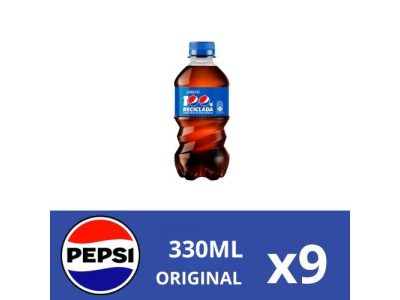 Mini Botellas Pet de Pepsi Original x9