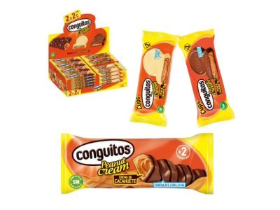 Lote de Conguitos Cups Peanut Cream x36