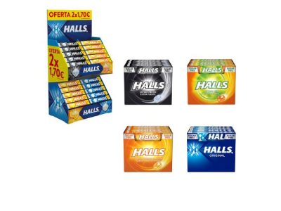 Lote de Caramelos Halls Invierno Sabores Variados x50