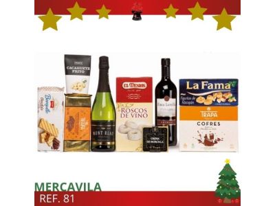 Lote Surtido de Cesta de Navidad REF. 81