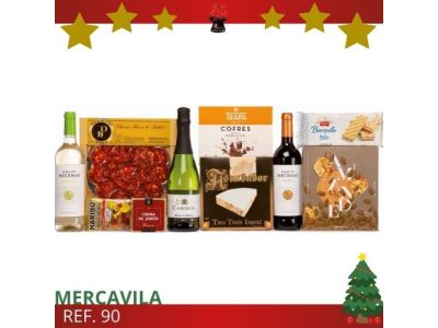 Lote Surtido de Cesta de Navidad REF. 90