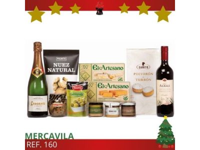 Estuche Navideño Vegano Cesta de Navidad REF. 160