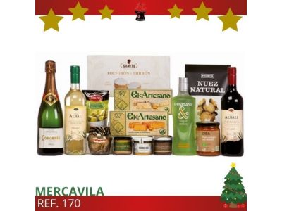 Estuche Navideño Vegano Cesta de Navidad REF. 170