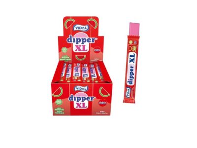 Caramelos Dipper XL Sabor Sandía Golosinas Vidal x100