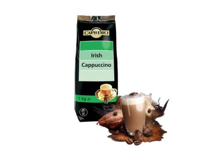 Café Cappuccino Soluble Irish Sabor Crema Irlandesa Caprimo 1 kg