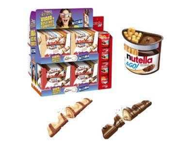 Expositor de Barritas Kinder Bueno y Nutella 