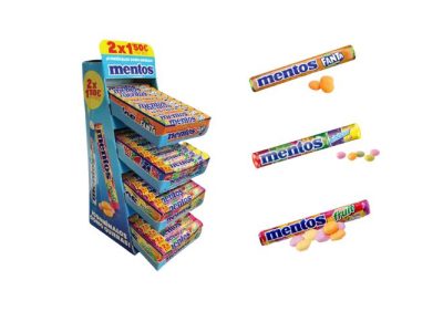 Expositor de Caramelos Masticables Mentos Fantasticos x80 <strong>(10%)</strong>