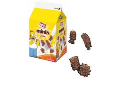 Galletas de Chocolate Minis Simpson Arluy x12