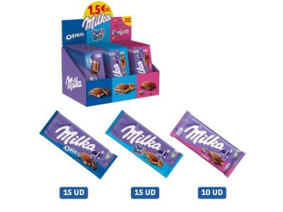 Lote de Tabletas de Chocolate Milka Oreo Confetti x40