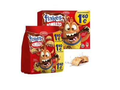 Galletas Rellenas de Cereales Flakes Bombazo de Cuétara x12